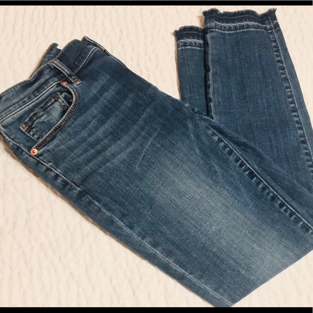 Ann Taylor Loft Skinny Jeans Ankle Size 25/0 Crop